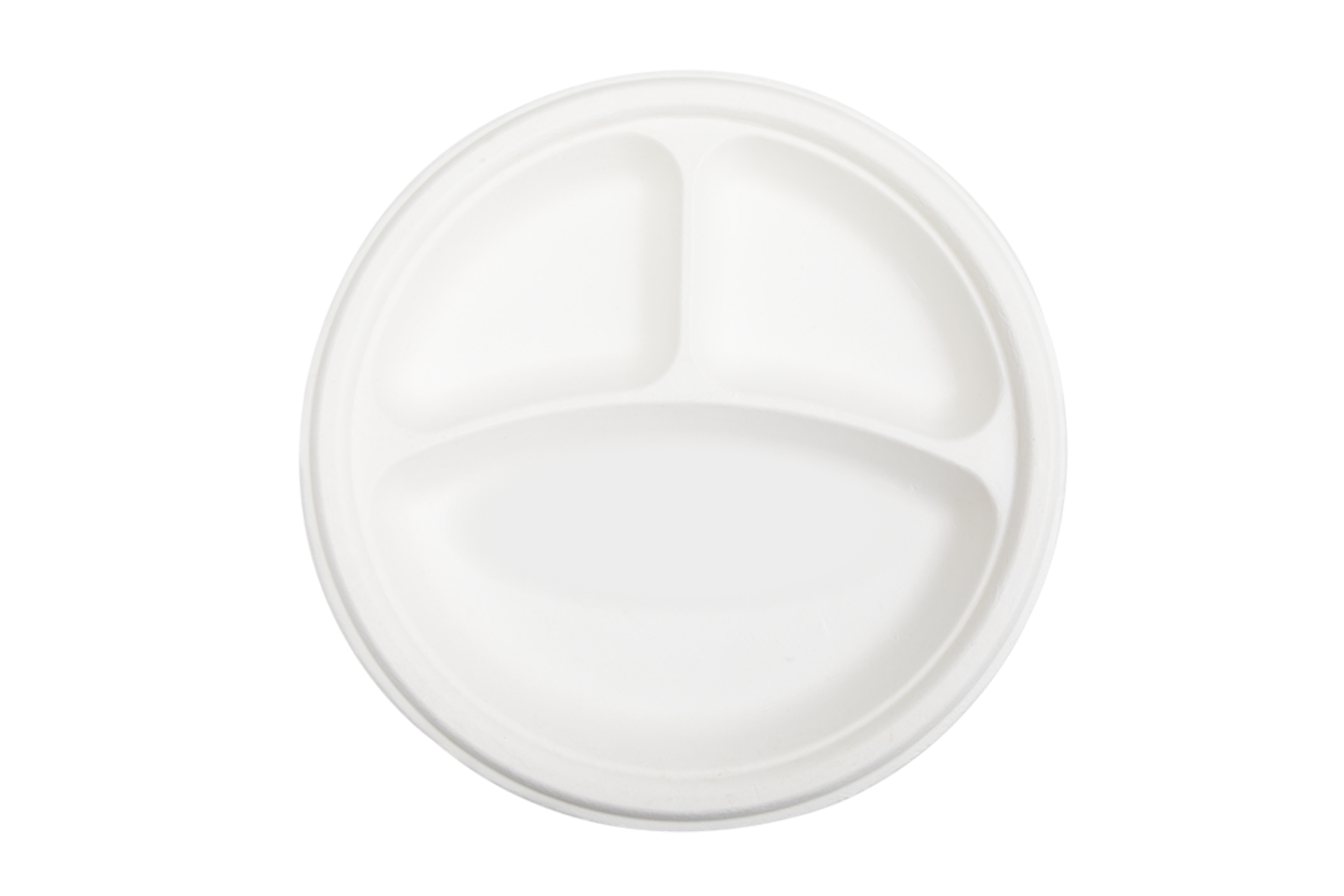 Three Compartment Circular Plate