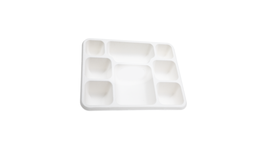 Eight Compartment Meal Tray